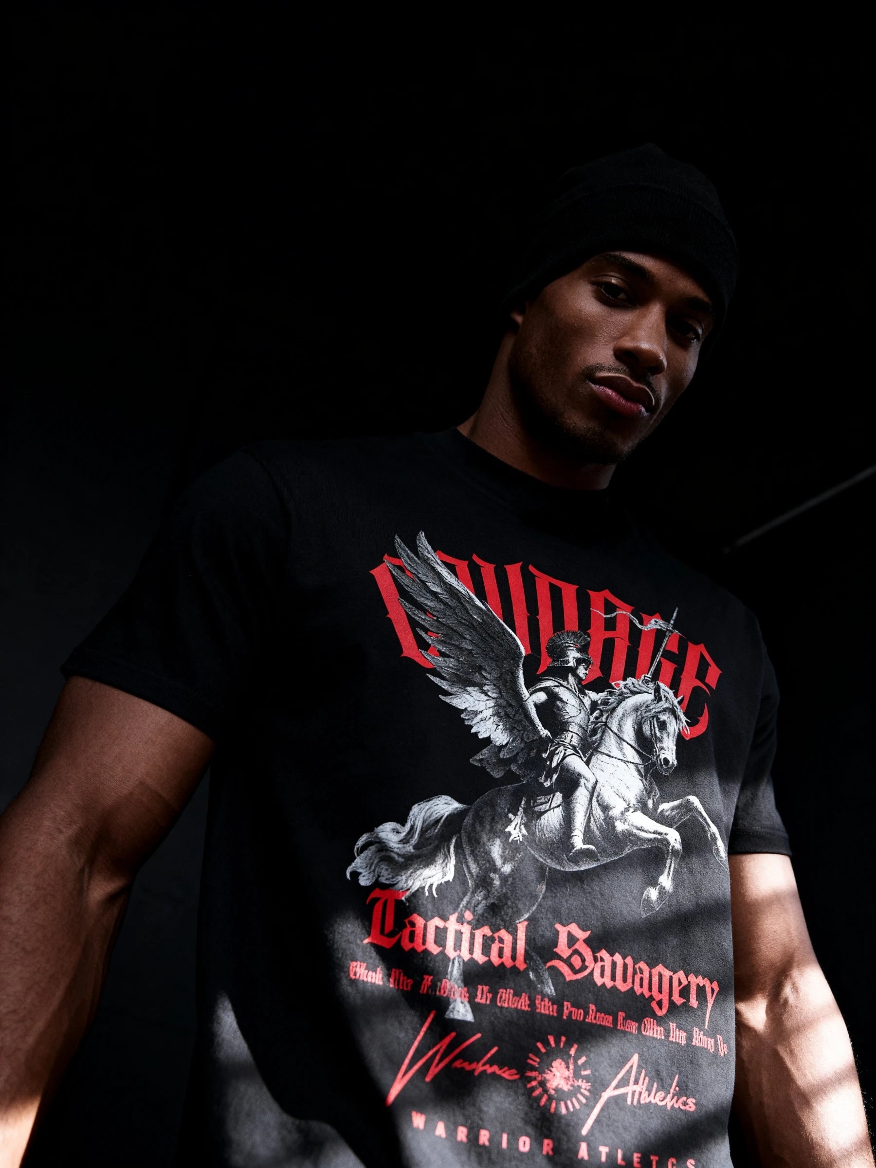 Bellerophon Pegasus Tee Lifestyle — Men's Stoic Mindset Shirt with Greek Mythology Warrior Graphic by Warface Athletics