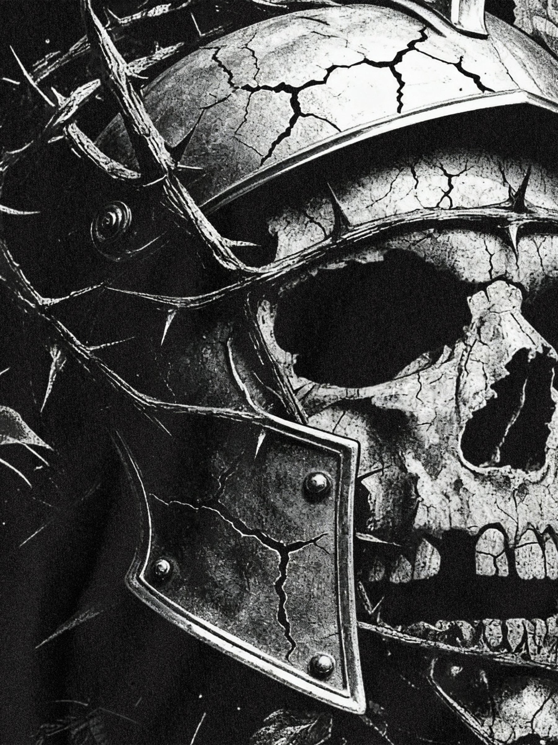 Spartan Skull Graphic Tee Display — Men's Spartan T-Shirt with Stoic Philosophy Warrior Print by Warface Athletics